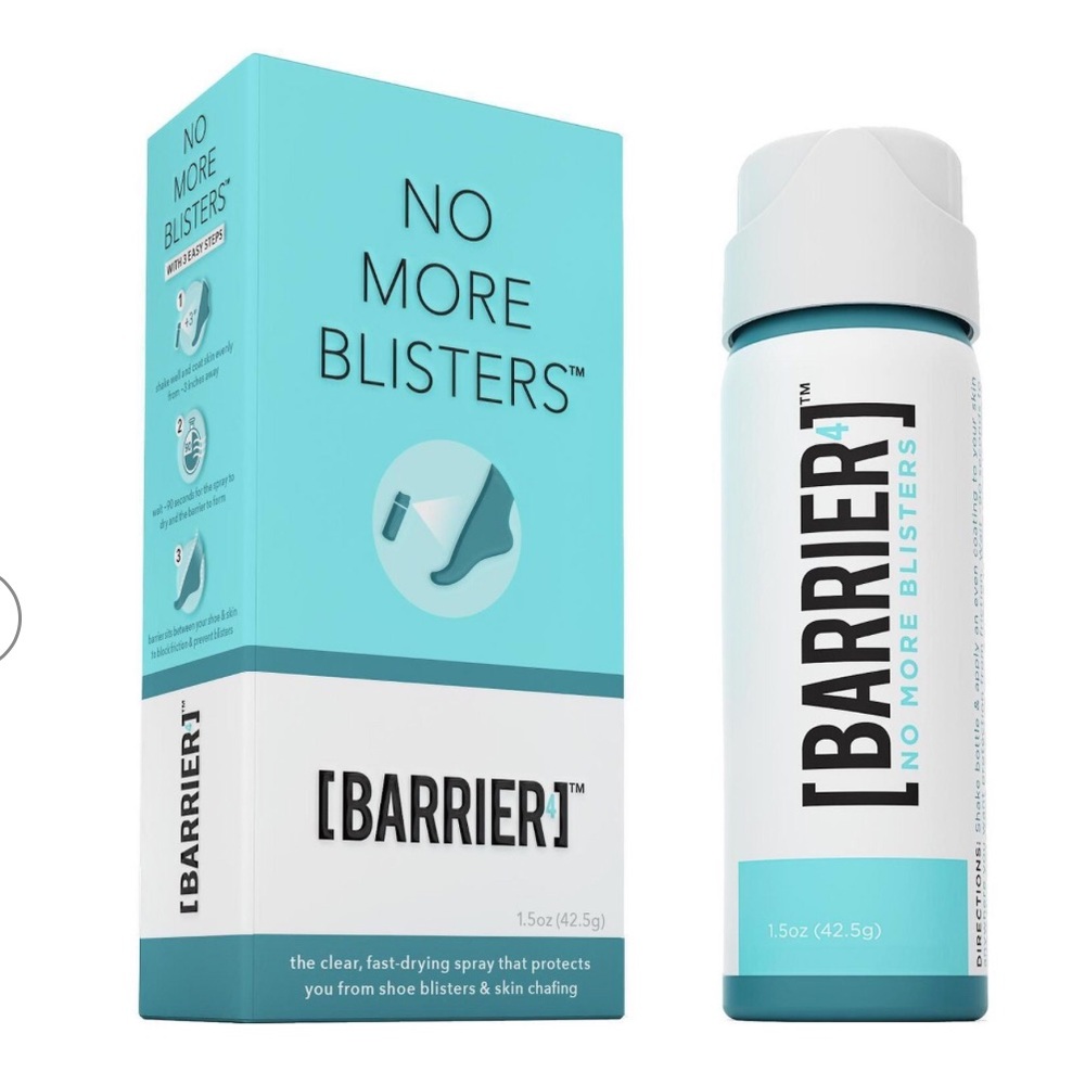 Barrier no more blisters foot protection spray